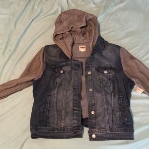 Old Navy hooded denim jacket